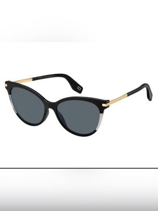 Marc Jacobs Accessories - Marc Jacobs Black Cat-Eye Women's Sunglasses with Gold Temples